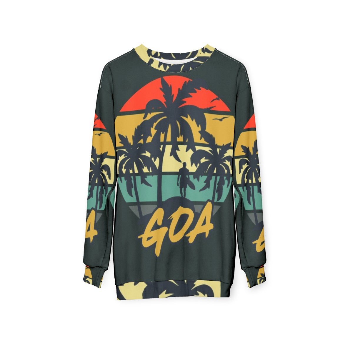 Vintage Goa Holiday Sweatshirt - hanging