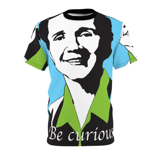 Stylish t-shirt featuring the portrait of influential environmental activist Rachel Carson