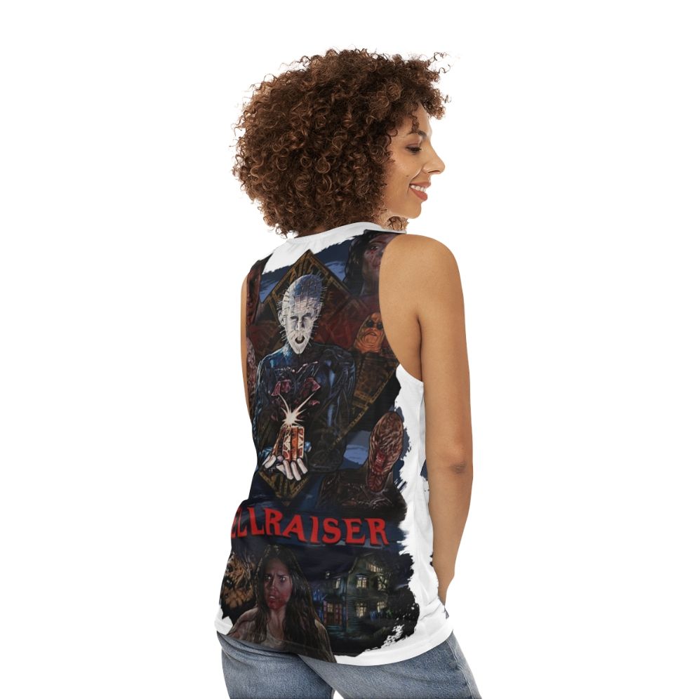 Hellraiser Pinhead Cenobites Unisex Tank Top - women back