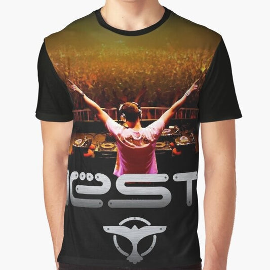 Tiesto Graphic T-Shirt for DJ, House, and Electronic Music Fans