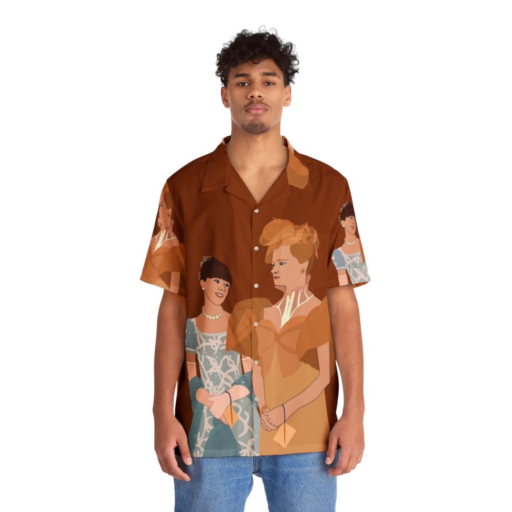 Bridgerton Eloise and Cressida Hawaiian Shirt - People Front