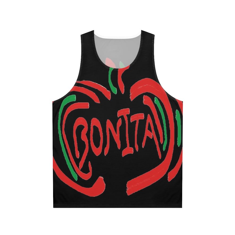 Unisex tank top with Bonita Apple graphic