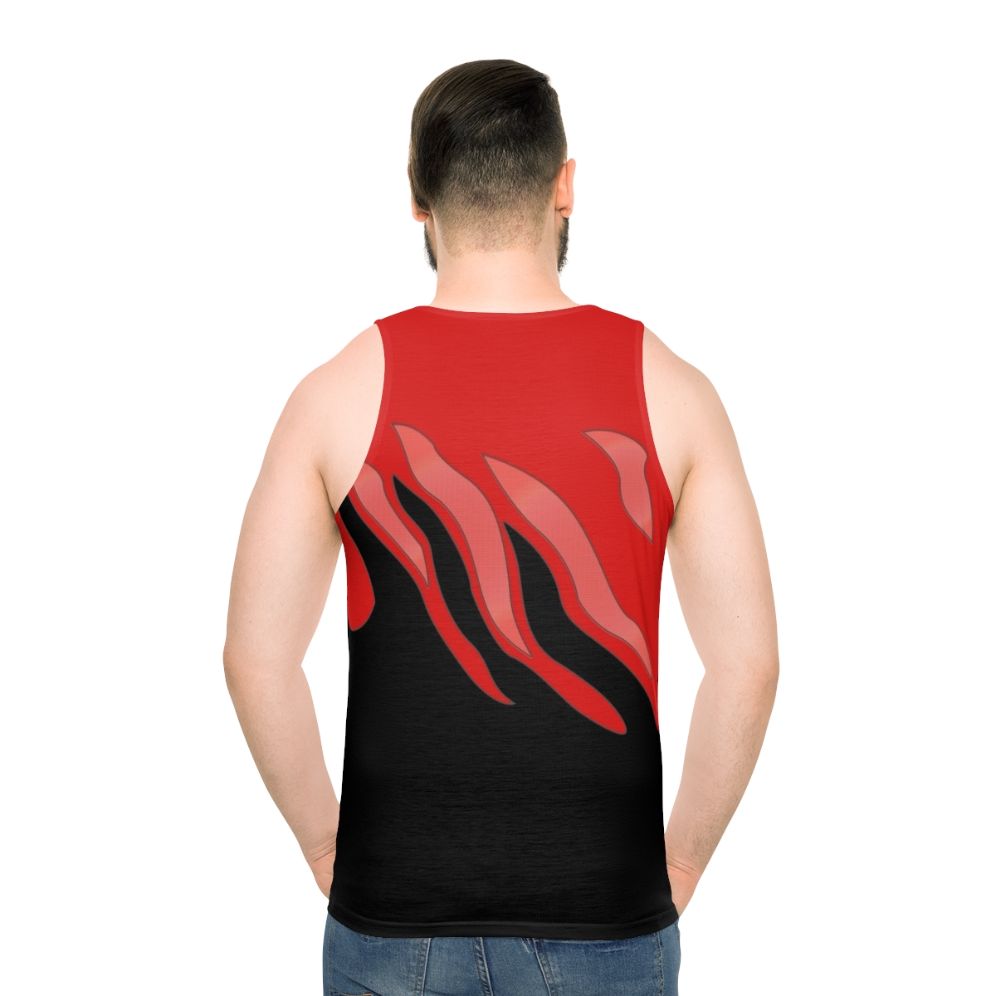 WWE Kane 2000 Big Red Machine Unisex Wrestling Tank Top - men back