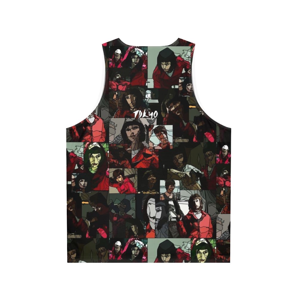 Money Heist Tokyo Fanart Unisex Tank Top - Back