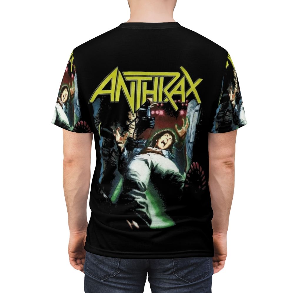 Anthrax Inspired Fan T-shirt featuring the iconic band logo and album artwork - men back