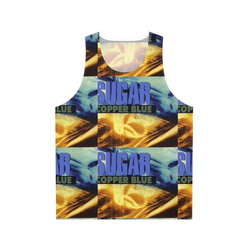 Unisex Sugar Copper Blue Tank Top