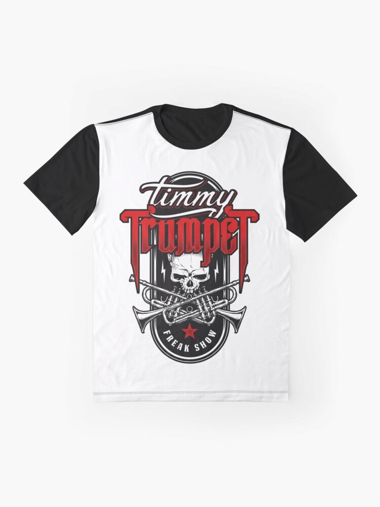 Timmy Trumpet Graphic T-Shirt - Music Festival EDM Tee - Flat lay