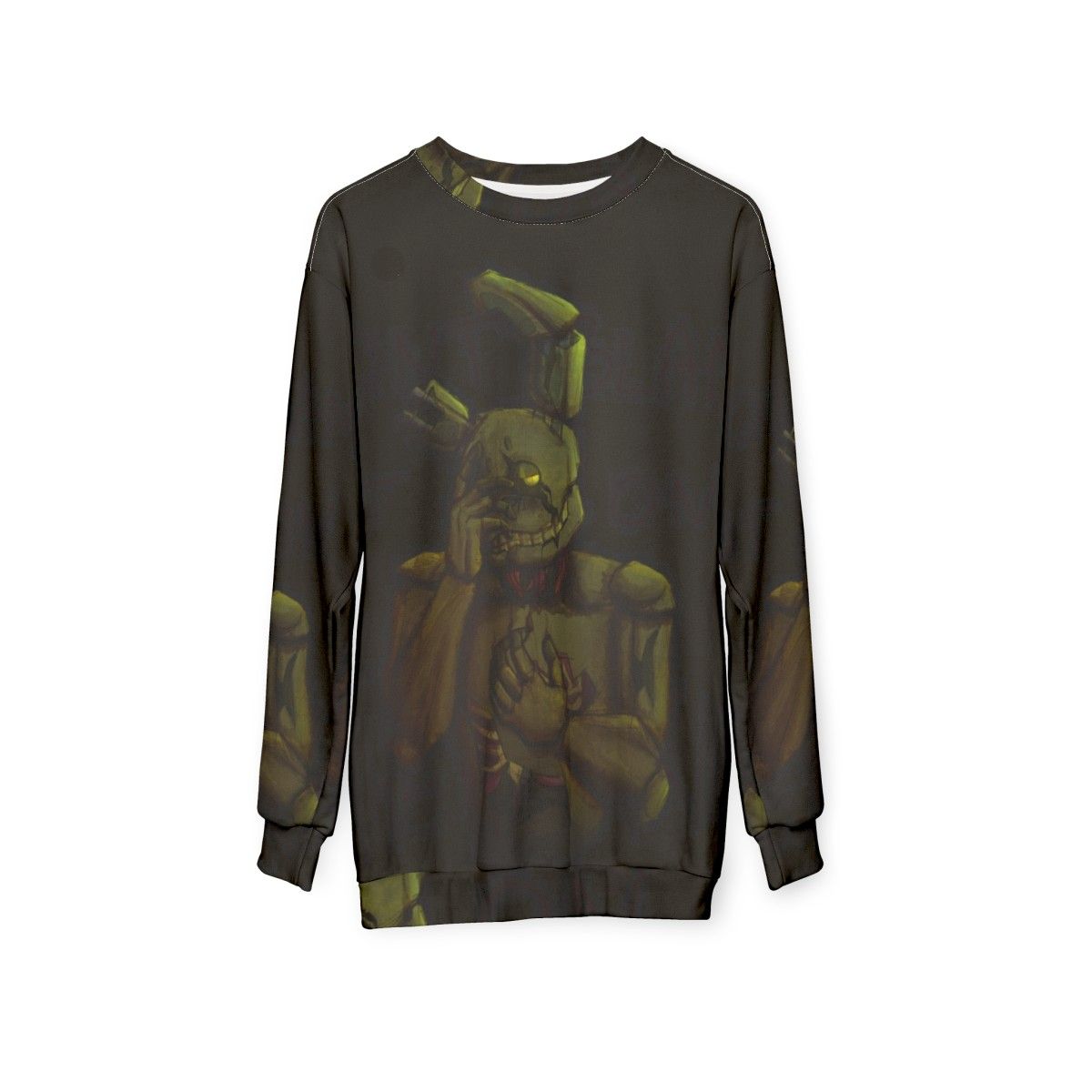 Springtrap 'Don't Blame It On The Kids' FNAF Sweatshirt - hanging