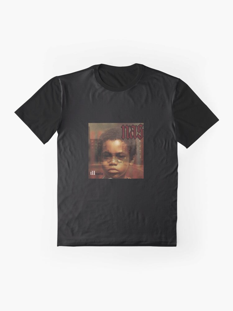 Nas Illmatic Album Cover Classic Graphic T-Shirt - Flat lay