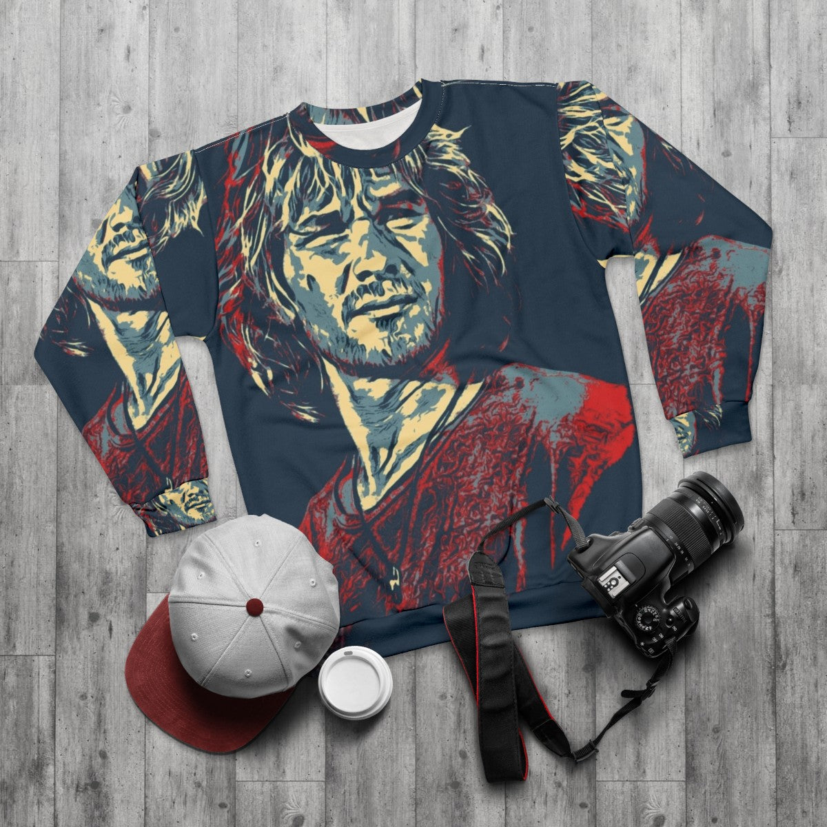 Patrick Swayze Ghost and Dirty Dancing Themed Sweatshirt - flat lay