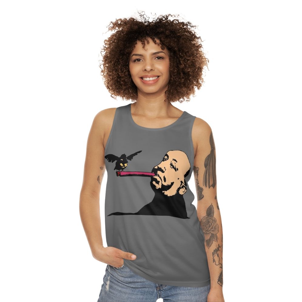 Alfred Hitchcock Unisex Movie Tank Top - women