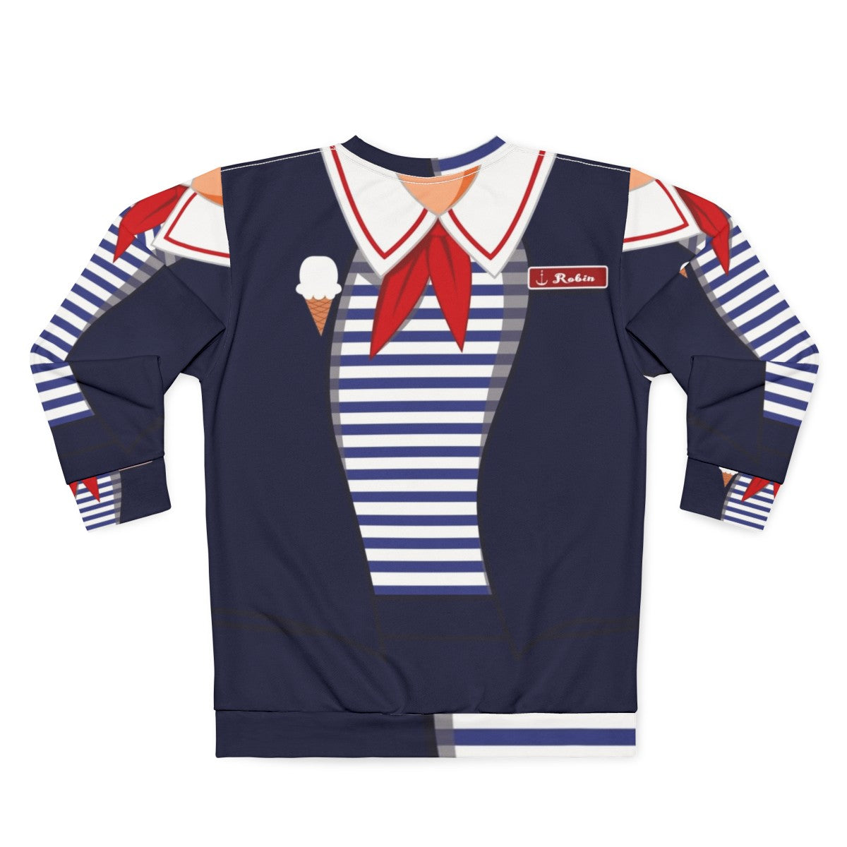 Stranger Things 3 Robin Ahoy Uniform Sweatshirt - Back