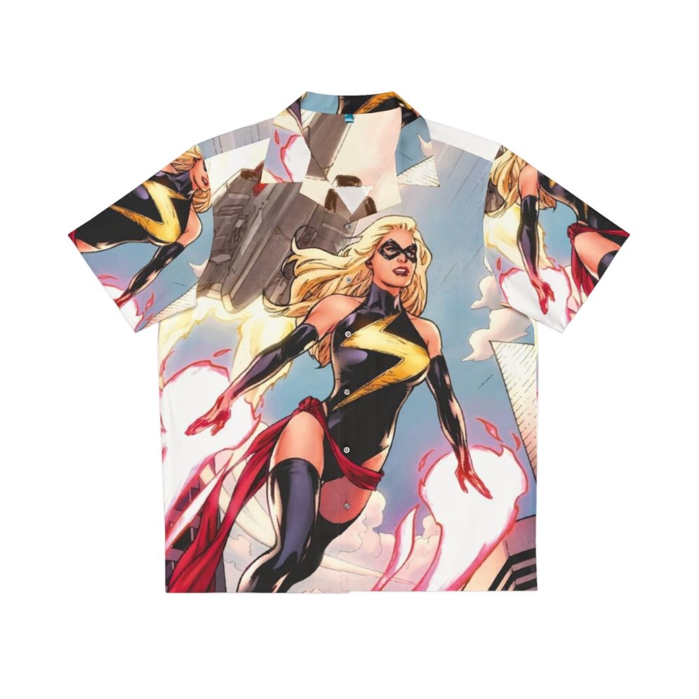 Carol Danvers Captain Marvel Superhero Hawaiian Shirt