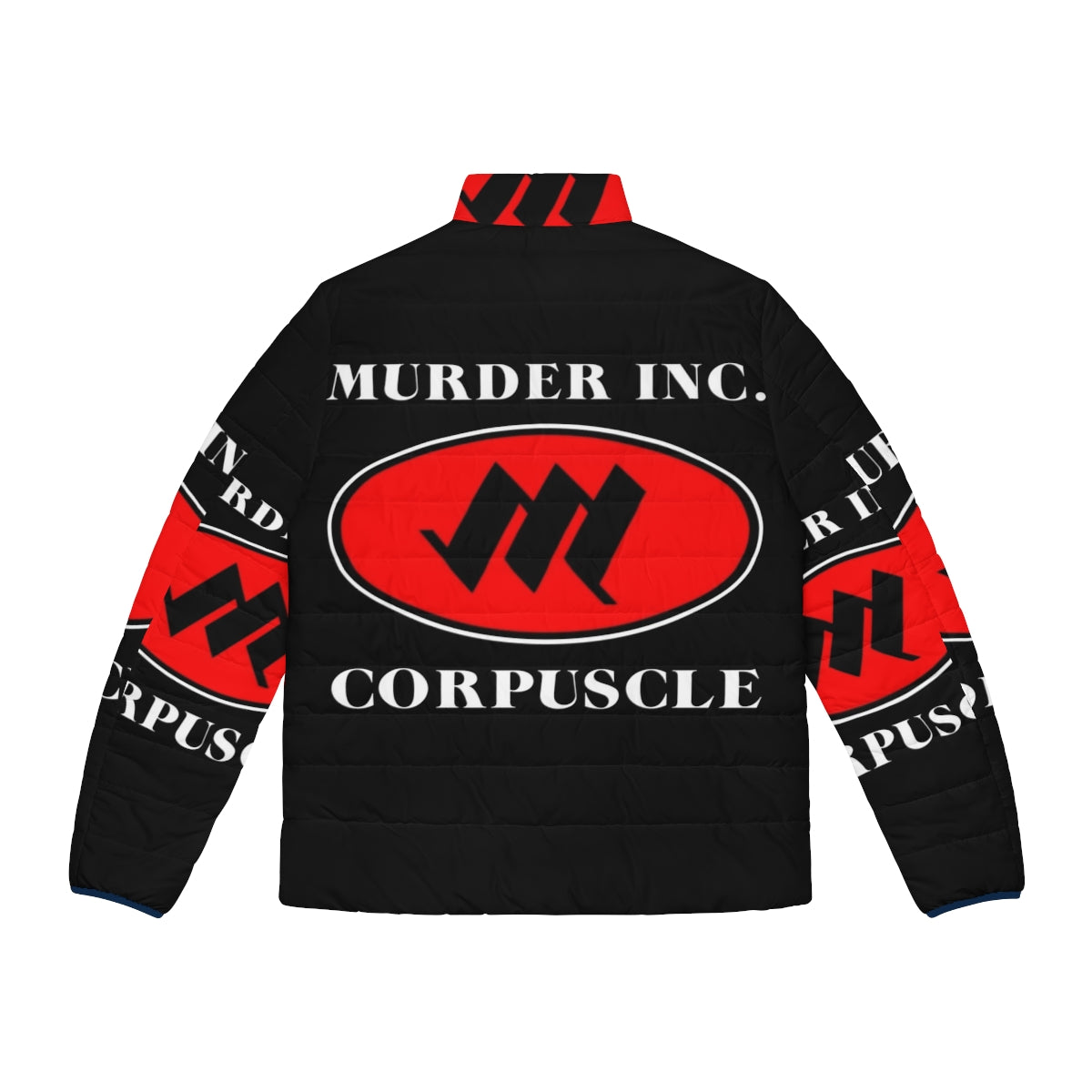 Murder Inc Corpuscle Puffer Jacket - Industrial Music Inspired Fashion - Back