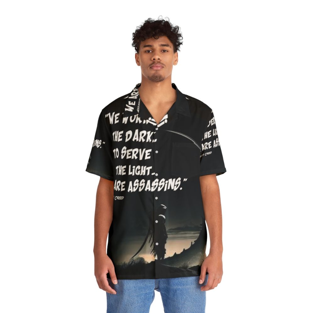 Assassin's Creed Inspirational Quote Hawaiian Shirt - Lifestyle