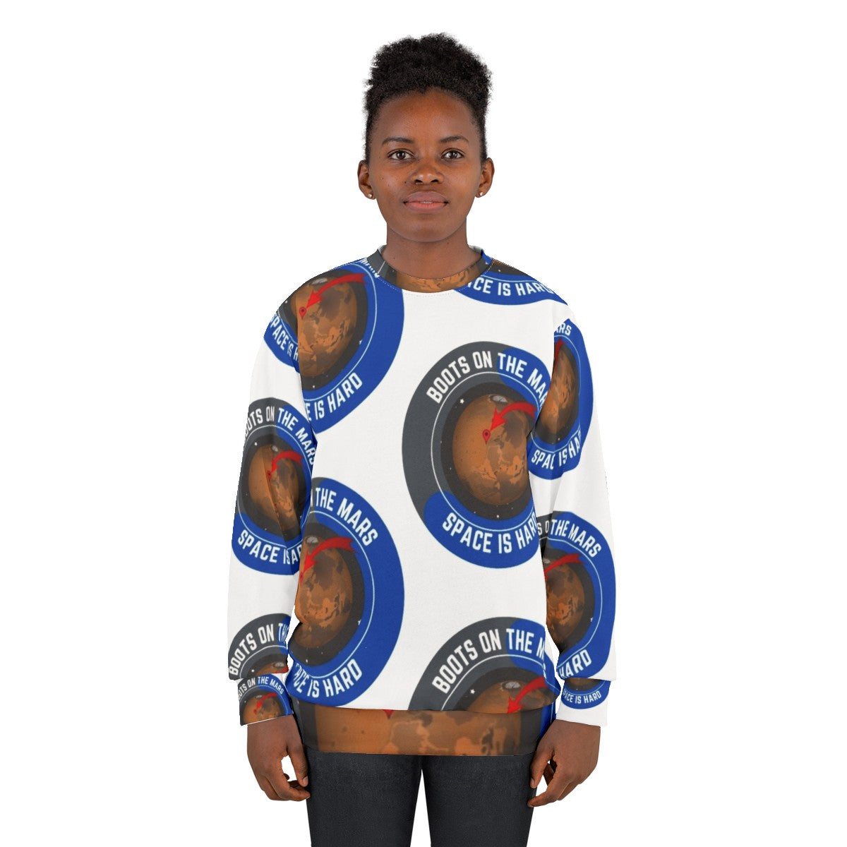 Space Force Boots On The Mars Sweatshirt - women