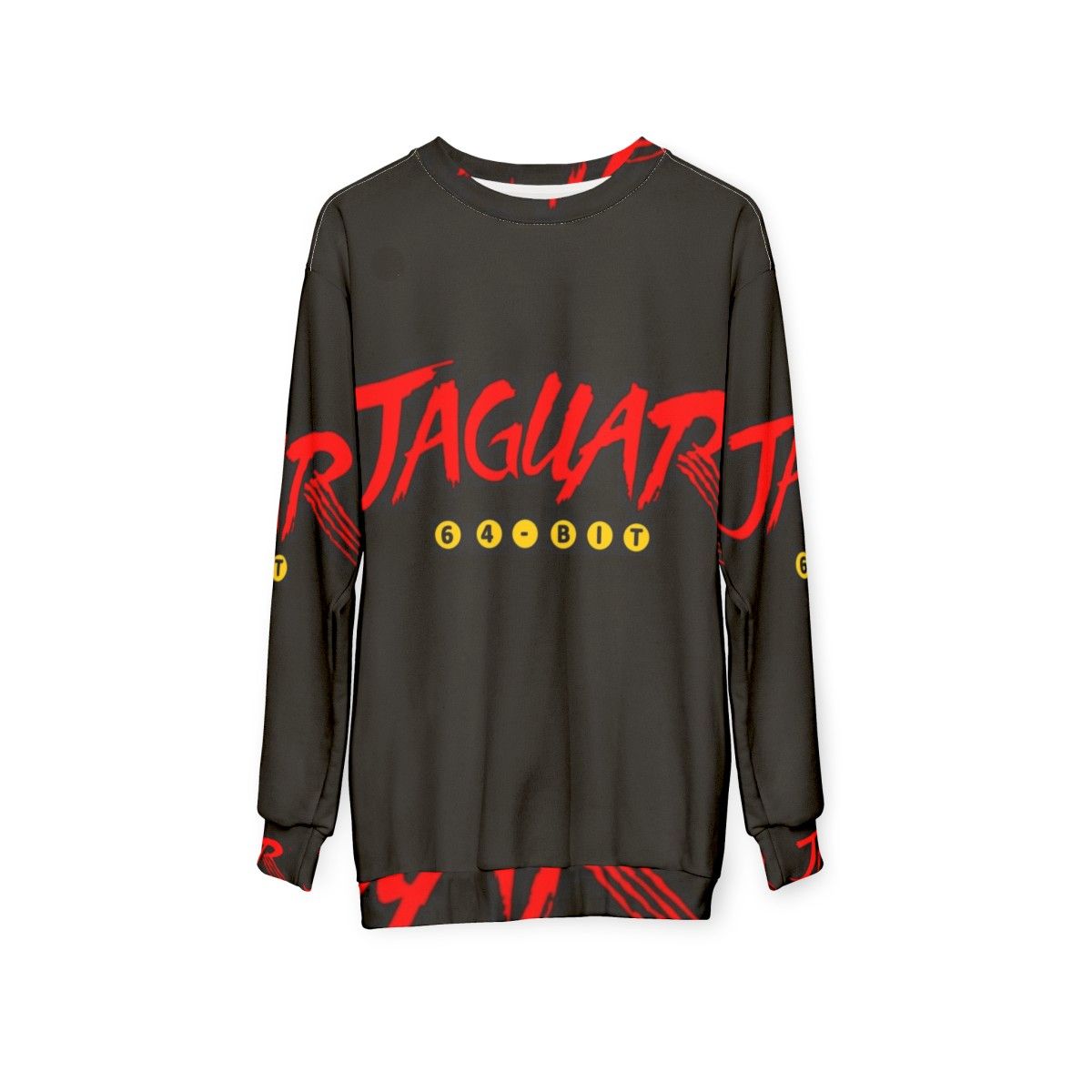 Retro Jaguar 64 Bit Sweatshirt - hanging