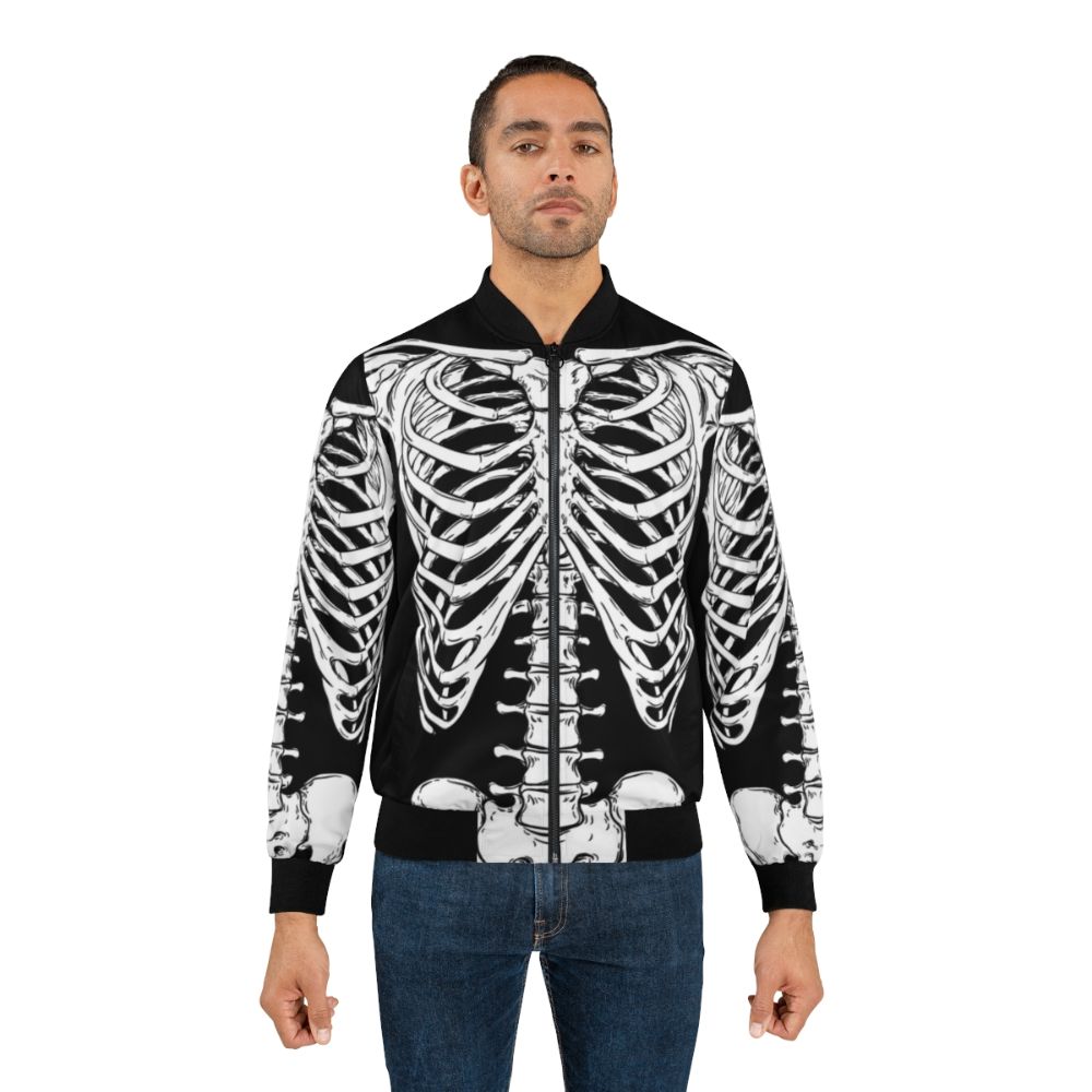 Anatomically Correct Human Skeleton Bomber Jacket - Lifestyle