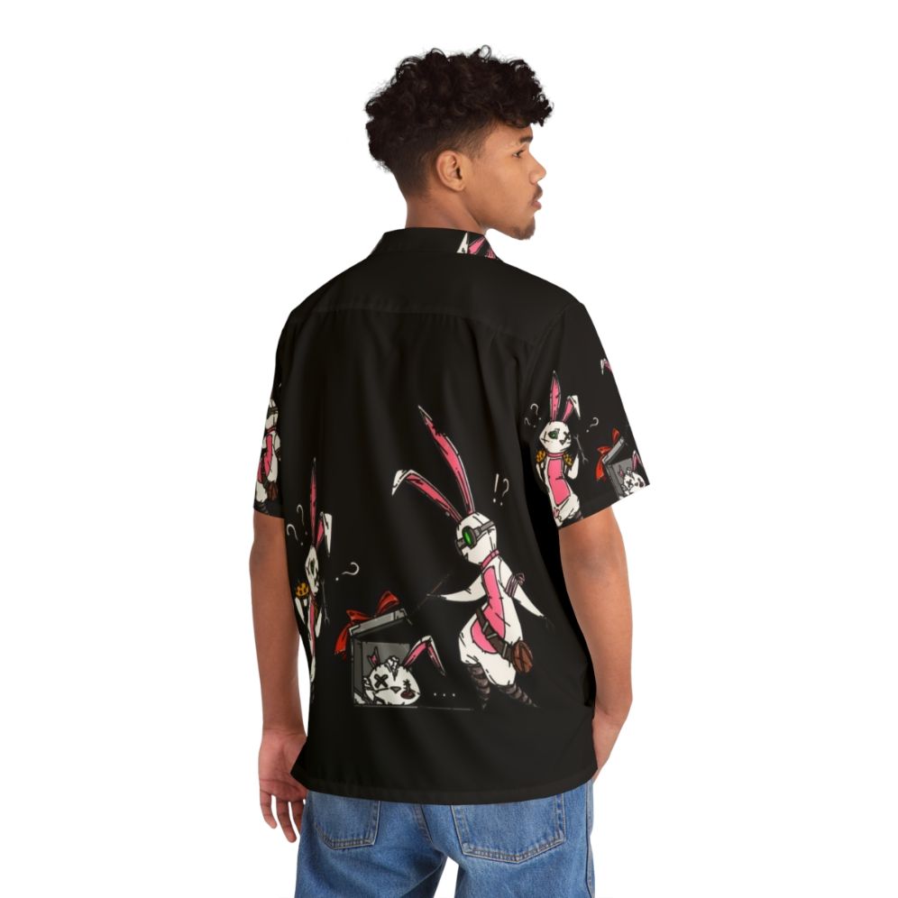 Bunny Hawaiian Shirt 2 - Borderlands Inspired Gaming Apparel - People Back