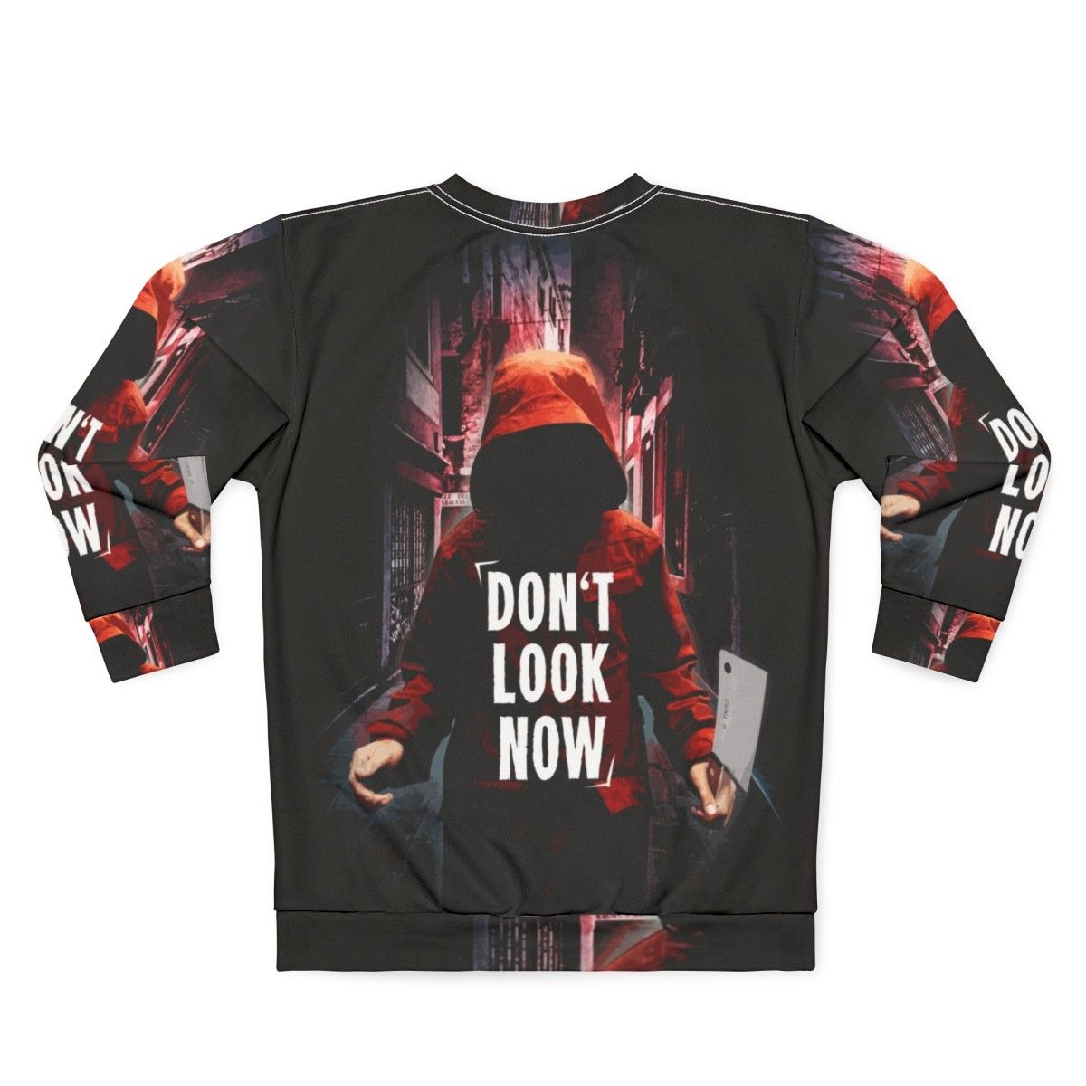 Don't Look Now Sweatshirt - Horror Movie Thriller Inspired by Nicolas Roeg Film - Back