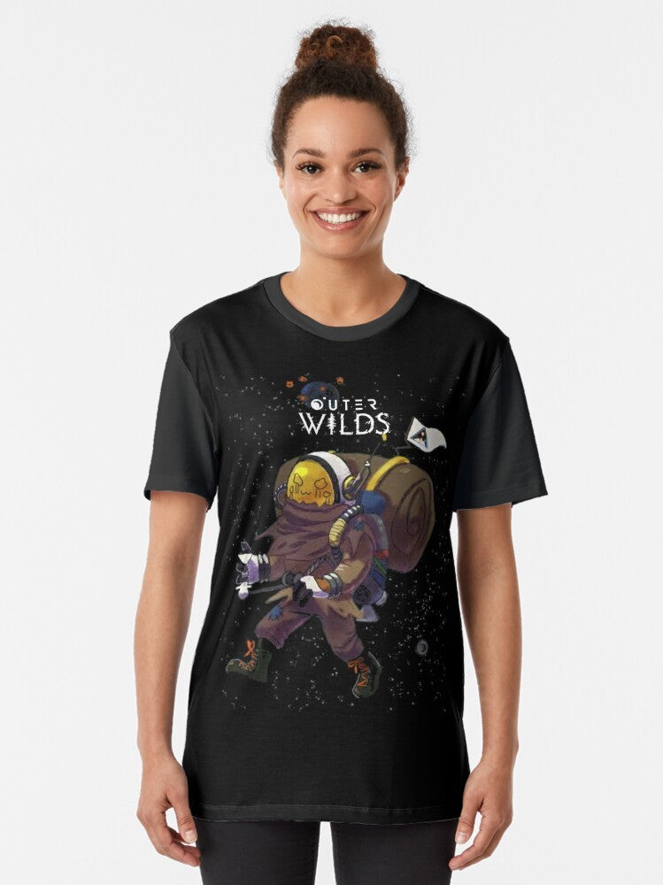 Outer Wilds video game adventure graphic t-shirt - Women