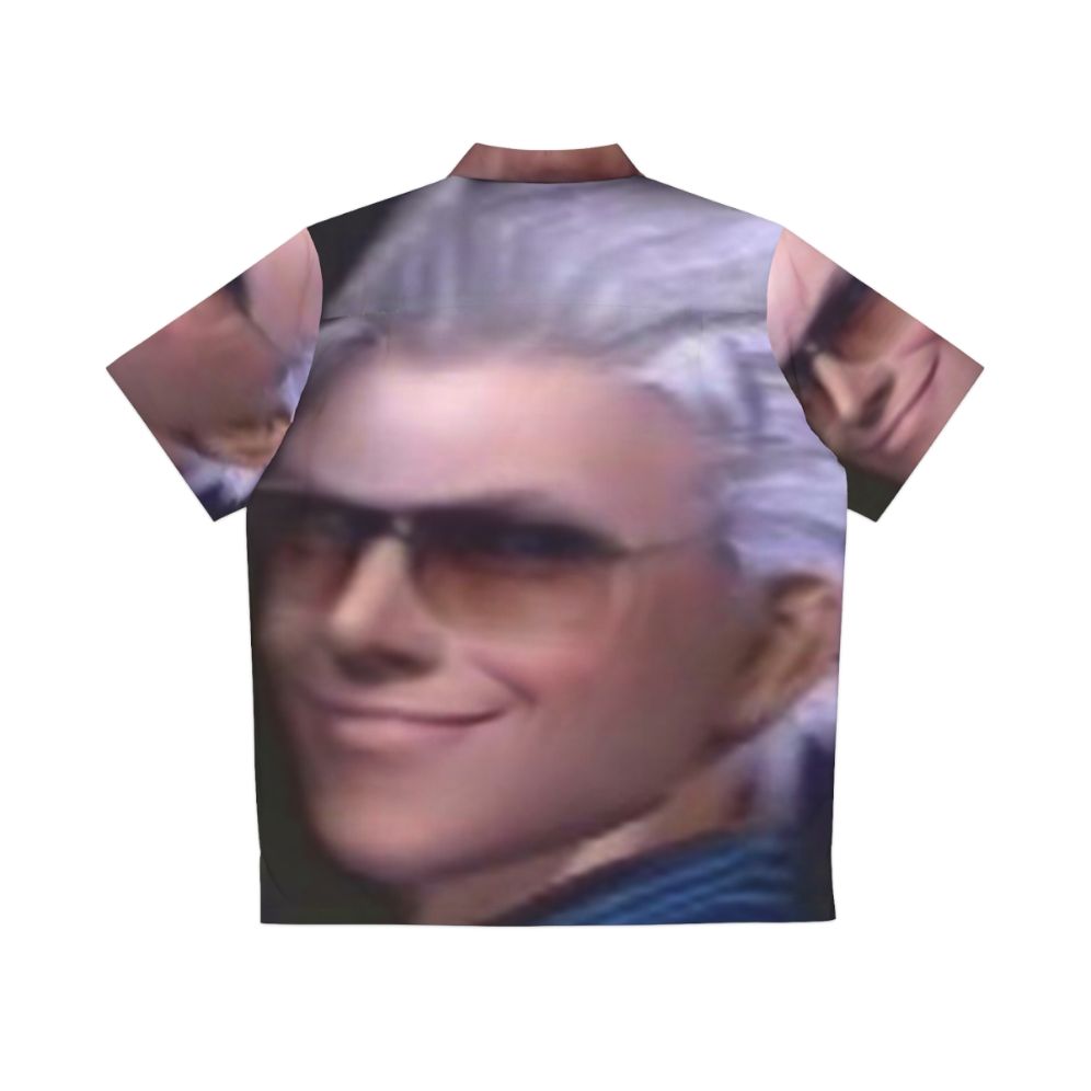 Vergil from Devil May Cry Series Hawaiian Shirt - Back