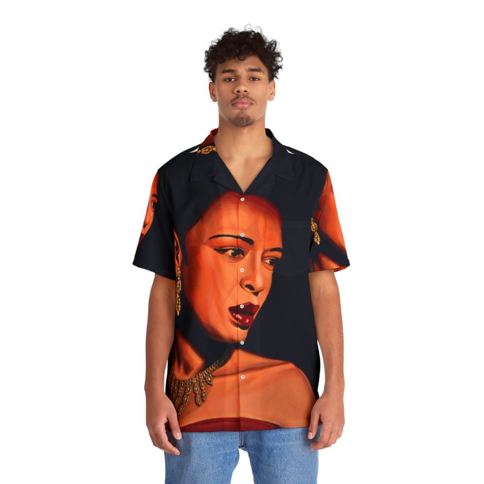 Billie Holiday Jazz Hawaiian Shirt - People Front