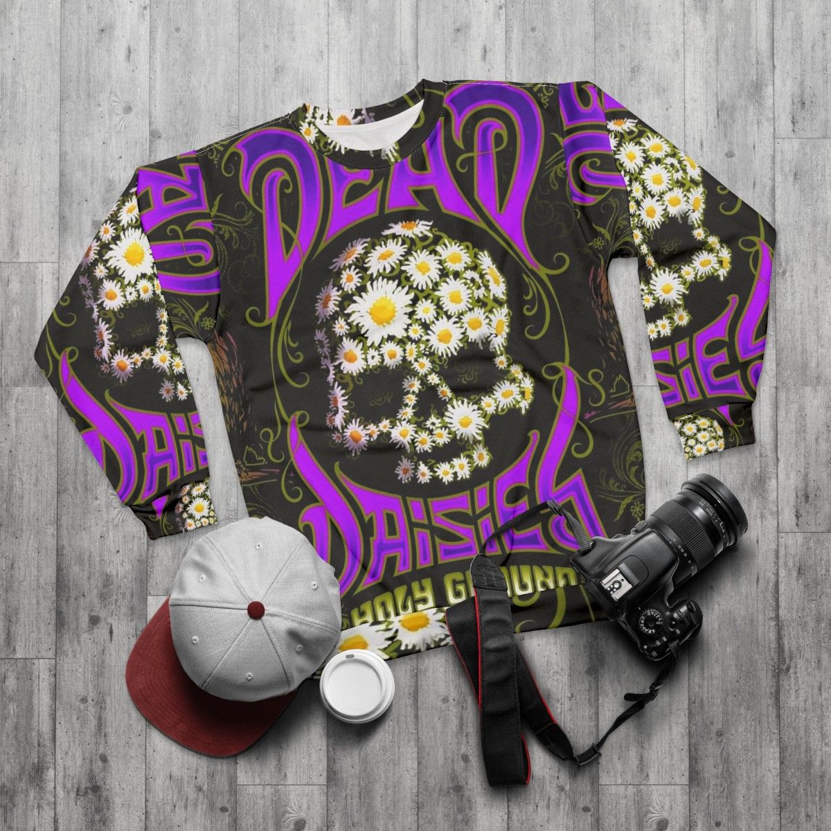 Dead Daisies Holy Ground 2021 Heavy Metal Sweatshirt - flat lay