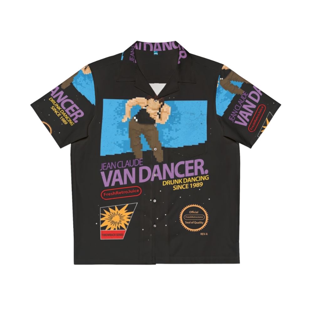 Jean Claude Van Damme 8-Bit Hawaiian Shirt