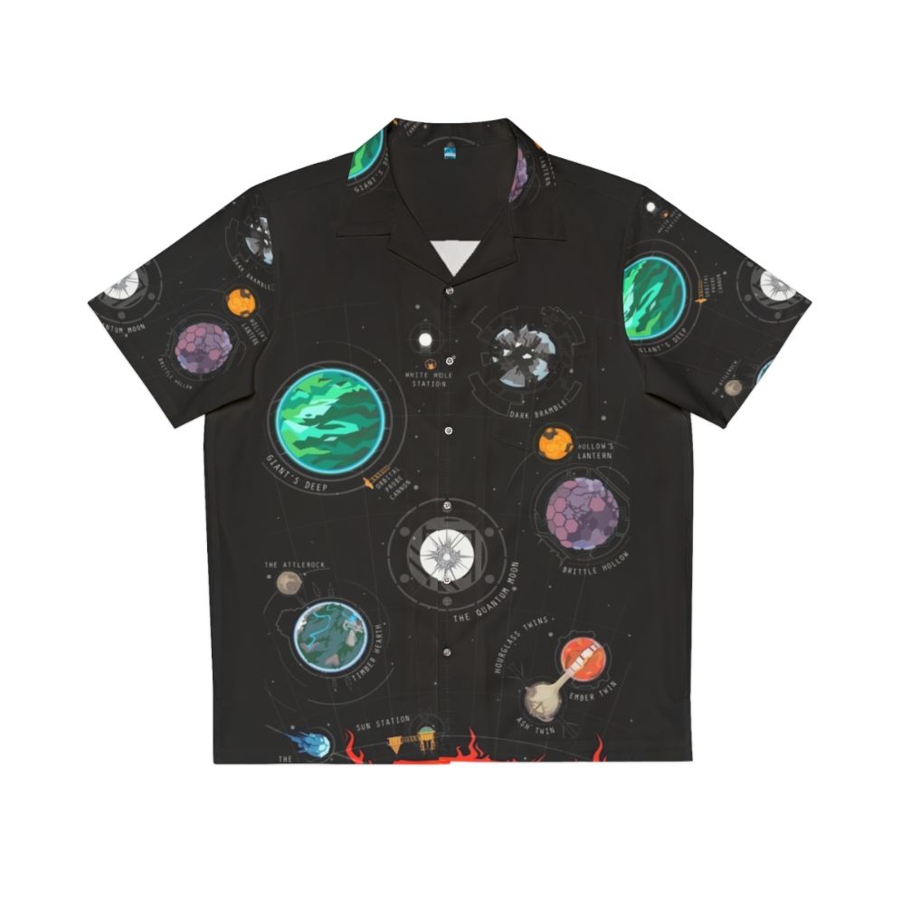 Outer Wilds Hawaiian Shirt featuring the planets and solar system