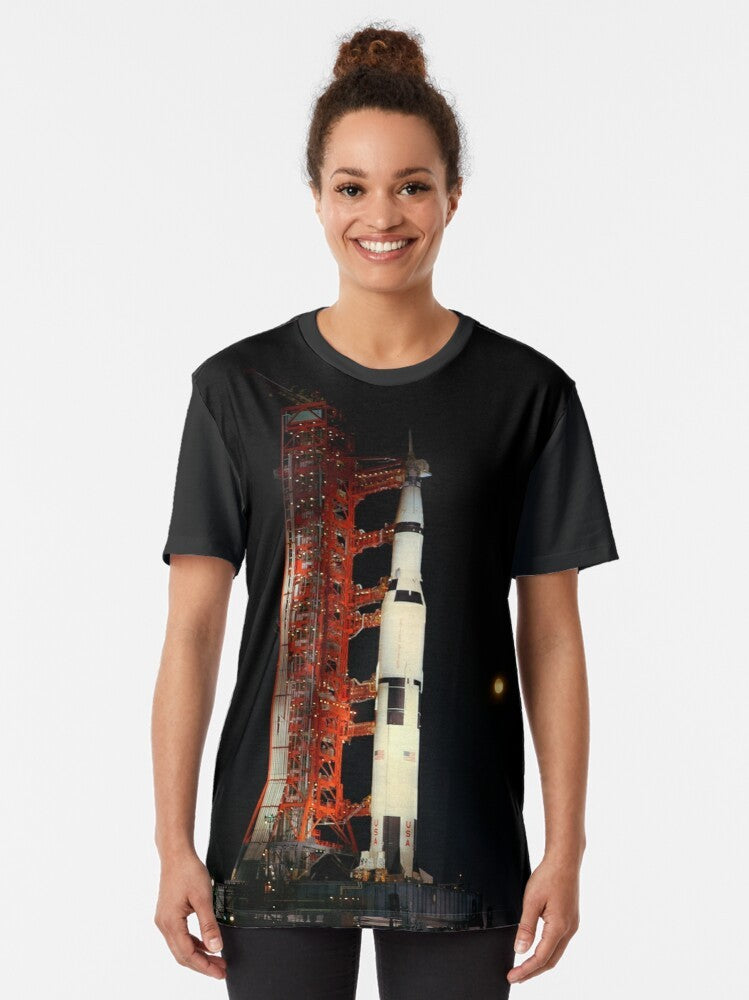 Apollo 12 Countdown Demonstration Test Graphic T-Shirt - Women