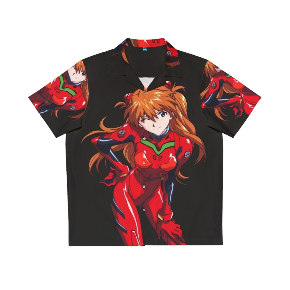 Asuka Langley Soryu Hawaiian Shirt from Neon Genesis Evangelion