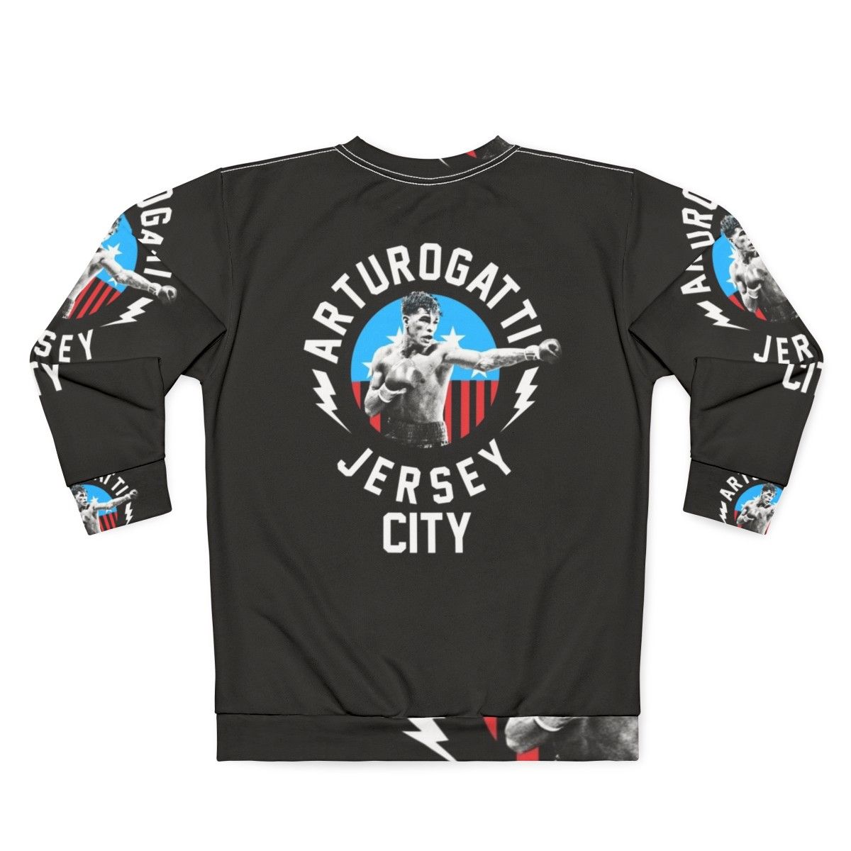 Arturo Gatti Jersey City Boxing Sweatshirt - Back