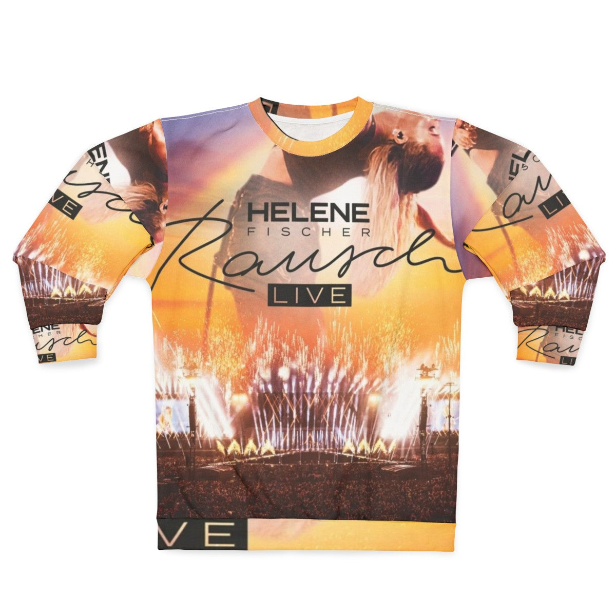 Helene Fischer Rausch Live Sweatshirt with pop music and concert aesthetic design