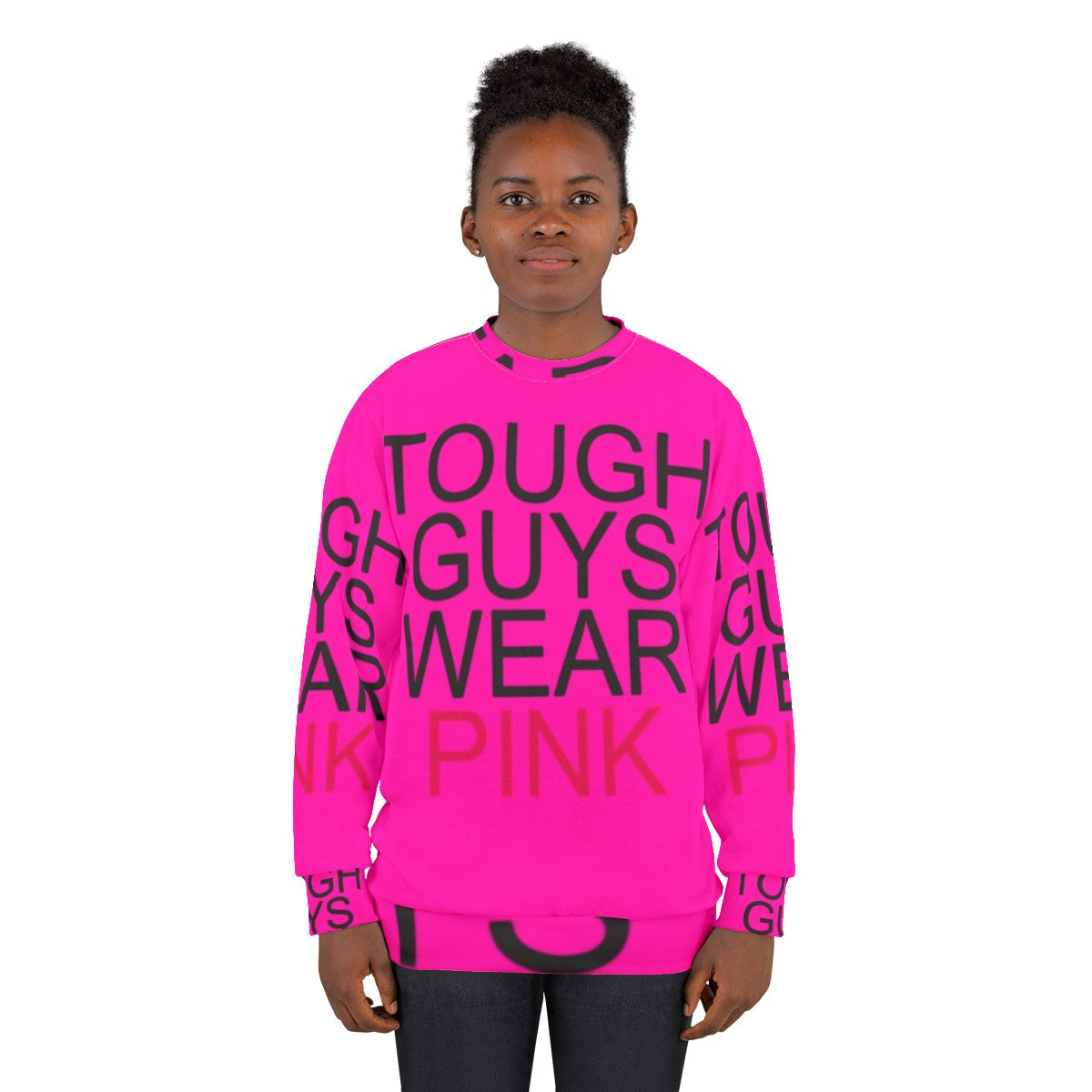 Tough Guys Wear Pink Roblox Infected Sweatshirt - women