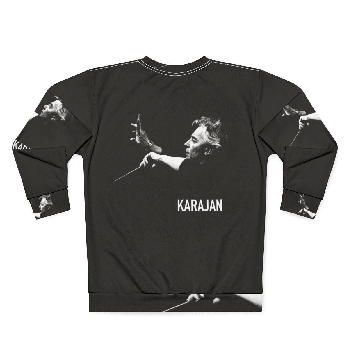 Karajan Sweatshirt for Classical Music Enthusiasts - Back