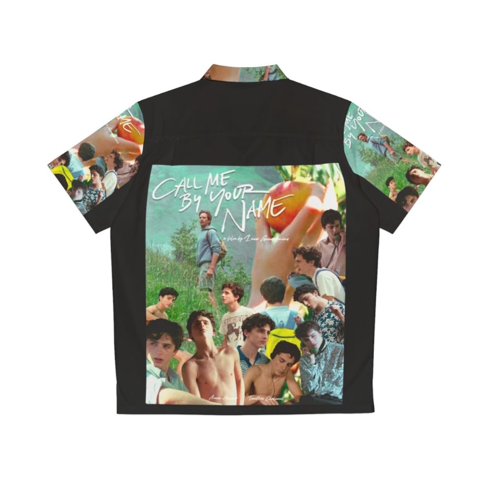 Call Me By Your Name Exclusive Hawaiian Shirt featuring Timothee Chalamet and Armie Hammer - Back