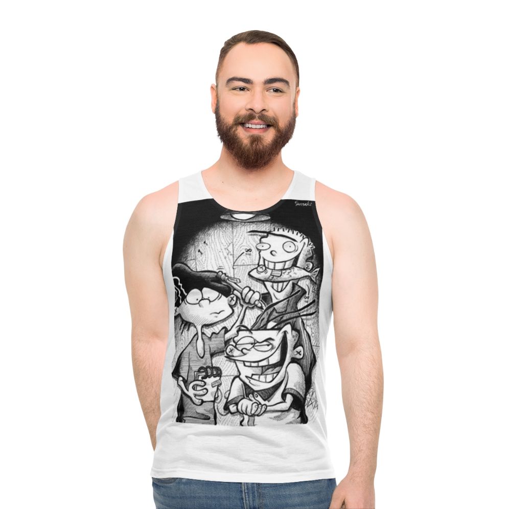 Ed Edd and Eddy Cartoon Network Anime Unisex Tank Top - men