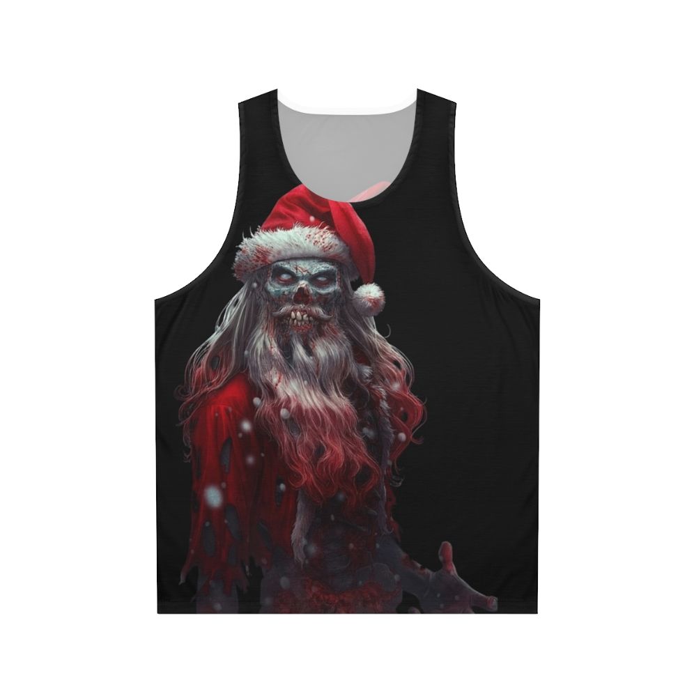 Zombie Santa Claws Unisex Holiday Tank Top