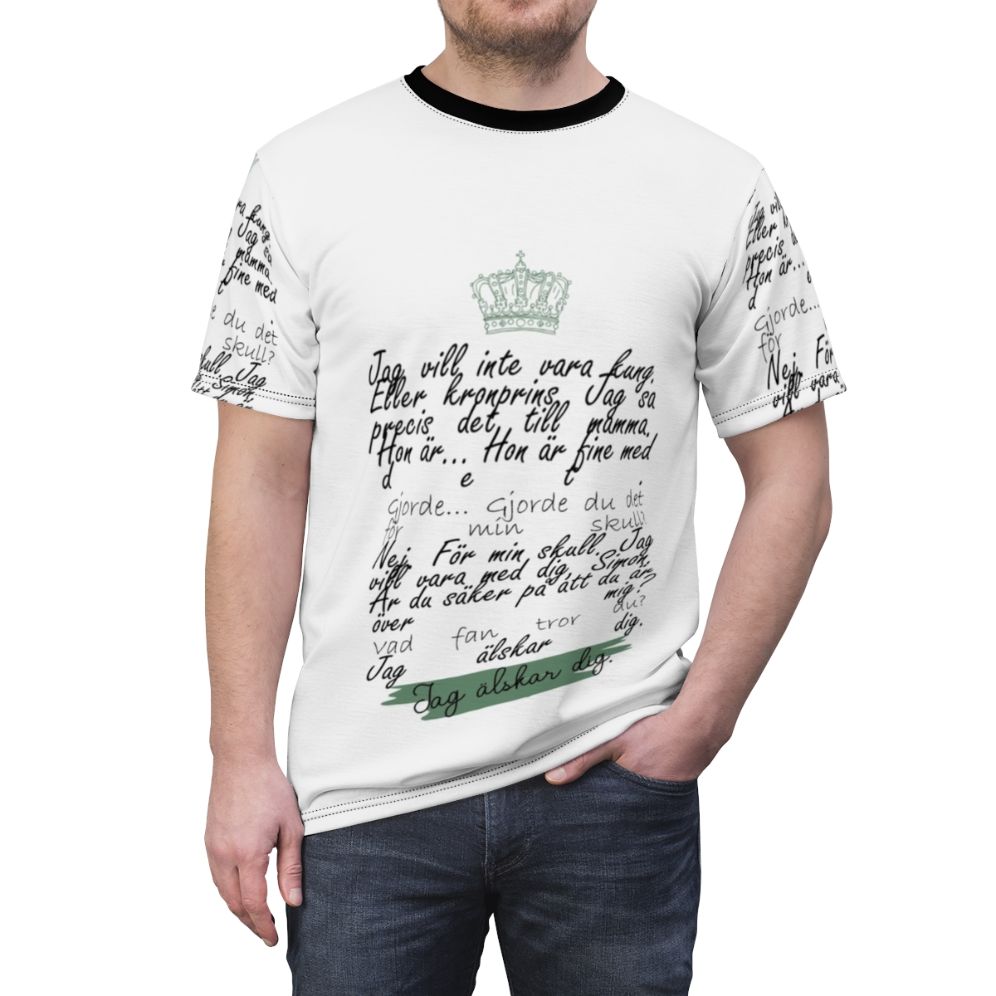 Jag Lskar Dig Young Royals Season 3 Inspired Graphic T-Shirt - men front