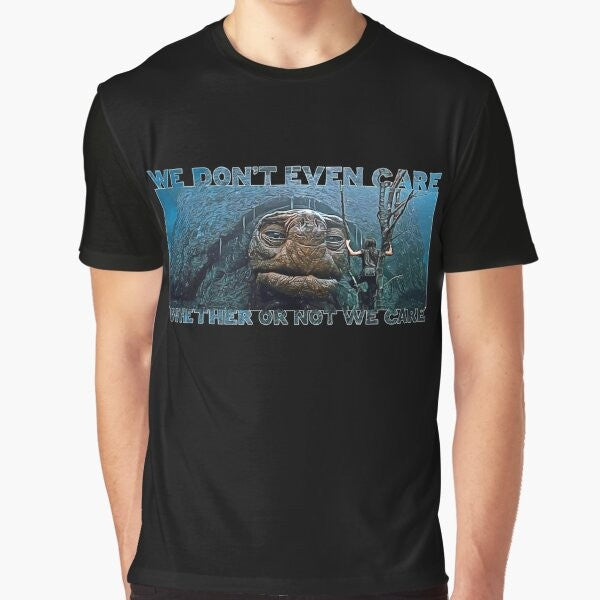 "Morla the Ancient One" from the 1980s fantasy film "The NeverEnding Story" graphic t-shirt design