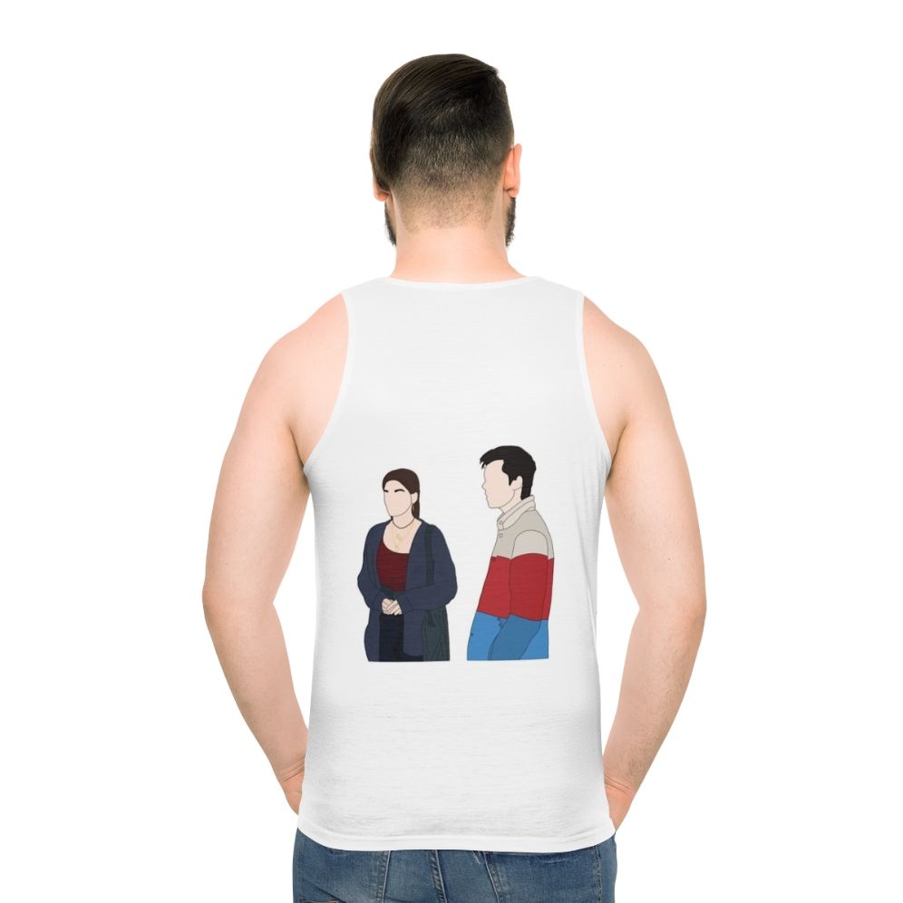 Sex Education Otis and Maeve Unisex Tank Top - men back