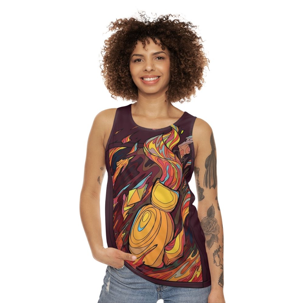 Dark Souls Stained Glass Embers Unisex Tank Top - women