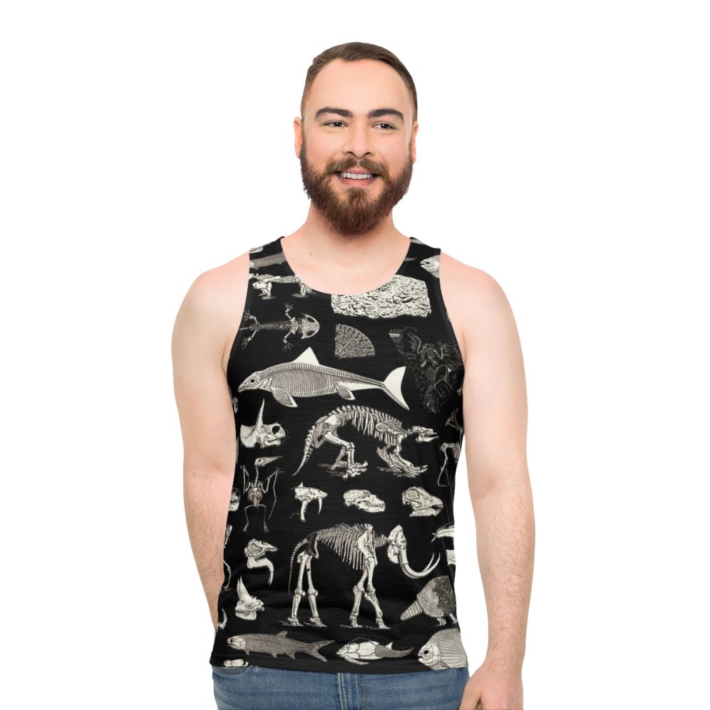 Paleontology Illustration Unisex Tank Top - men