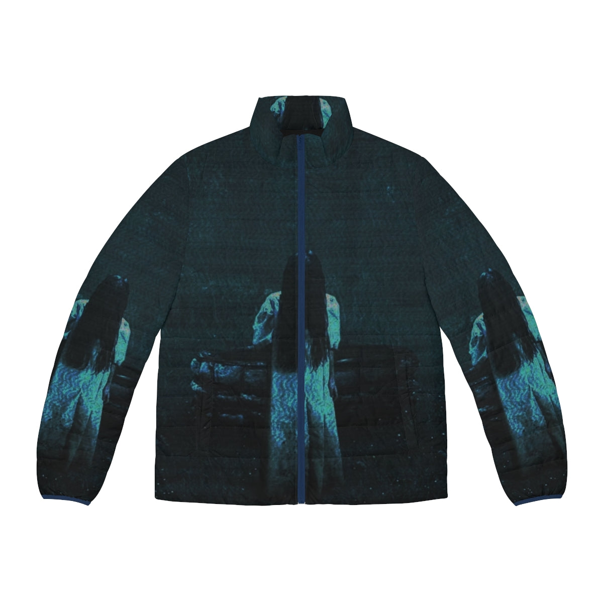 The Ring Puffer Jacket - Horror-inspired fashion with a stylish twist