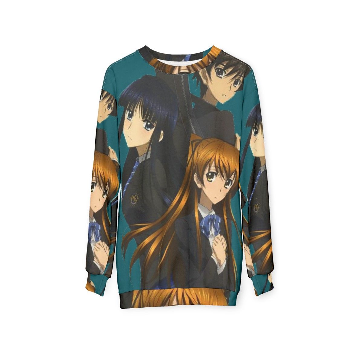 Anime Characters White Album 2 Sweatshirt - hanging