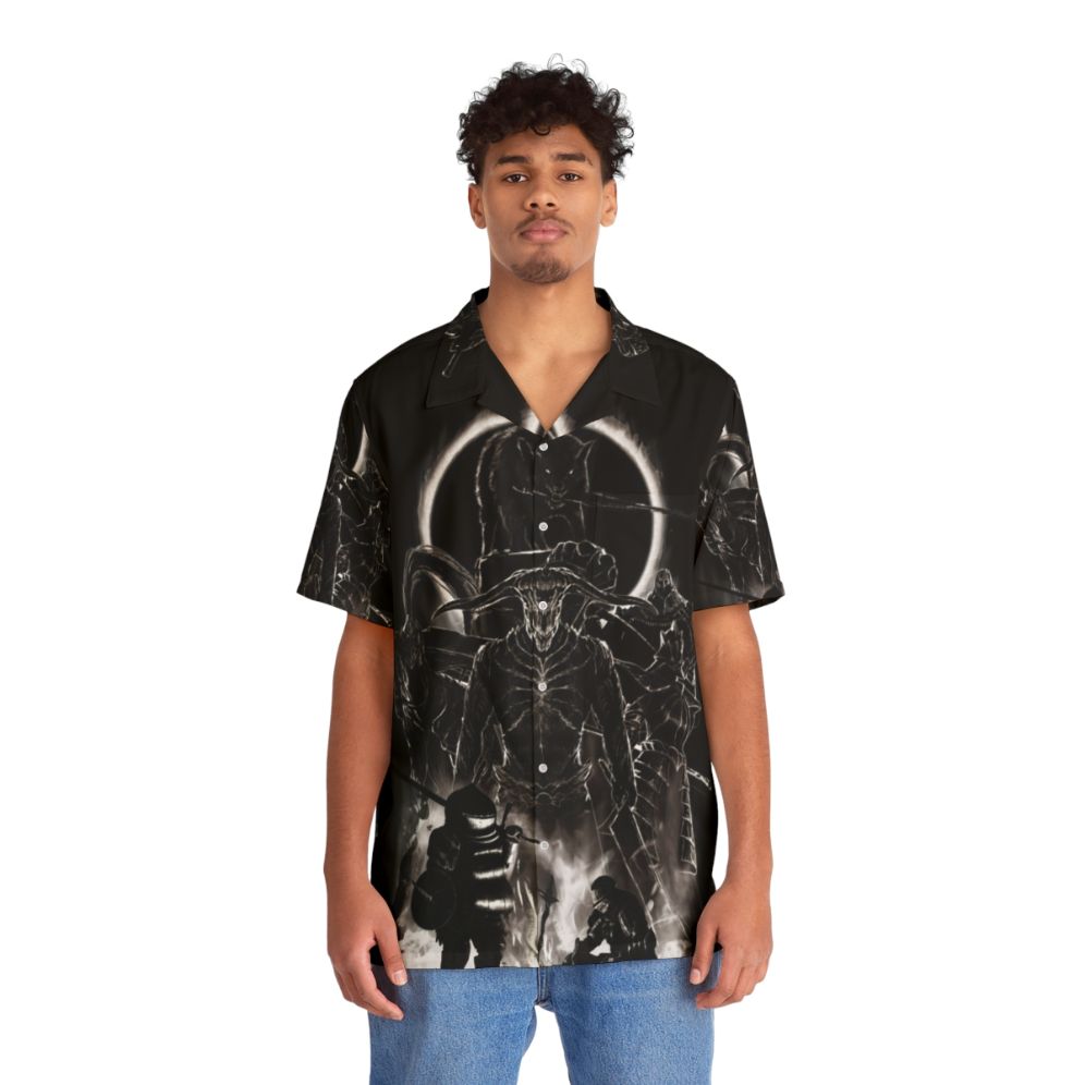 Dark Souls Firelink Shrine Hawaiian Shirt - People Front