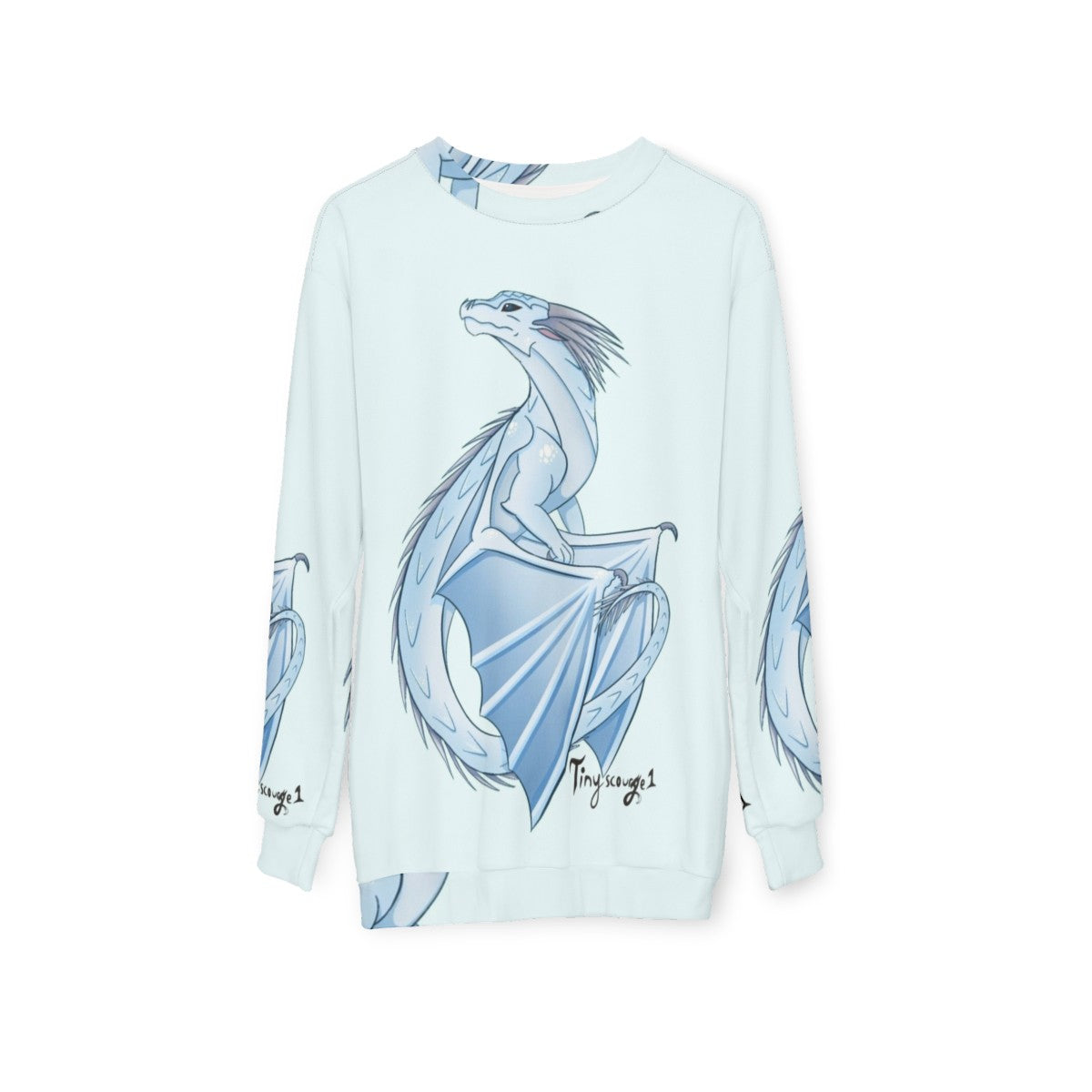 Icewing Wings of Fire Winter Sweatshirt - hanging