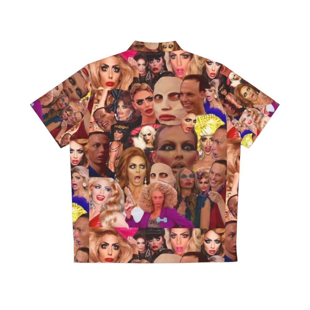 Alyssa Edwards Collage Hawaiian Shirt - Back