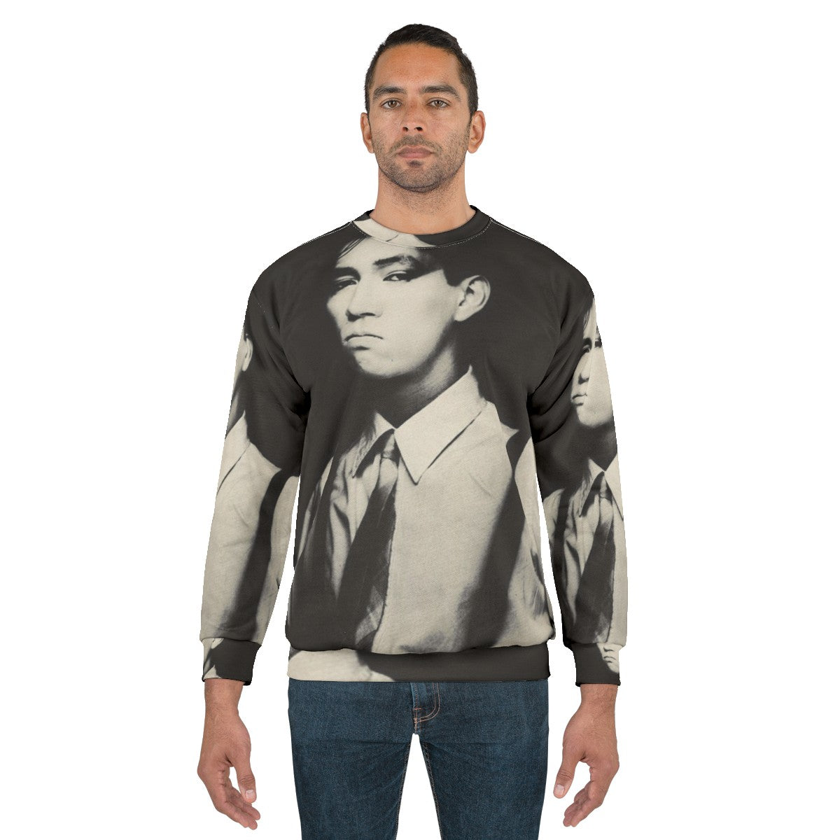 Ryuichi Sakamoto Bamboo Houses Sweatshirt with 1980s Japanese Electronic Music Inspired Design - men